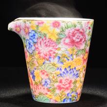 Цзиндэчжэнь керамика ярмарка чашка эмаль золото земля Wanhua чашка кунг фу Да Хун Пао черный чай церемония Аксессуары чай морской чаша 2024 - купить недорого