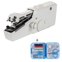 Mini Electric Sewing Machine Handheld Sewing Machine Stitch Sew Needlework Cordless Clothes Fabrics Embroidery Threader Kit 2024 - buy cheap