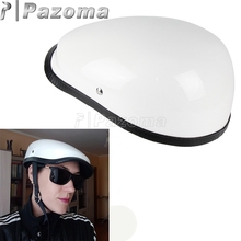 Estilo japonês branco da motocicleta boinas capacete clássico meia face capacete de fibra de vidro leve moto capacete para o homem e a mulher 2024 - compre barato