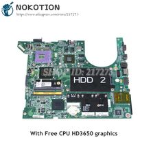NOKOTION для Dell Studio 17 1735 материнская плата для ноутбука CN-0NU324 0NU324 основная плата 965PM DDR2 HD3650 Бесплатный процессор 2024 - купить недорого
