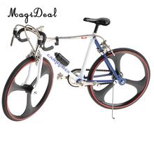 Escala 1:10 bicicleta modelo de corrida diecast de liga metálica, réplica de brinquedo de bicicleta infantil presente decoração de coleção 2024 - compre barato