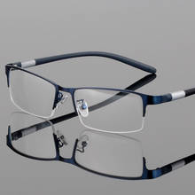 Men's Glasses frame TR90 Alloy Eyewear Frame eye glasses frame mirror myopia glasses Half -rim metal optical frame 2024 - buy cheap