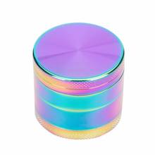 New Rainbowl Color 4 Piece Metal Zinc Alloy Herb Grinder 40MM Smoking Tobacco Crusher Mini Muller Hookah Chicha Narguile Grinder 2024 - buy cheap