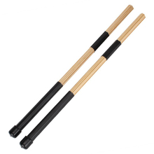 1 пара барабанные кисти палочки 15,7 "40 см черные джазовые ударные щетки барабанные бамбуковые палочки ударные инструменты аксессуары для барабана 2024 - купить недорого