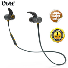 Ubit-auriculares inalámbricos BX343 con Bluetooth 4,1, dispositivo de audio IPX5 resistente al agua, magnéticos, con micrófono para teléfono y Deporte 2024 - compra barato