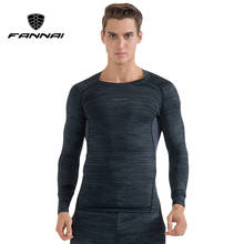 FANNAI Running Shirt Men T-shirt Long Sleeve Compression Shirts Gym Quick Dry T Shirt Fitness Sport Men Crossfit Bodybuilding 2024 - buy cheap