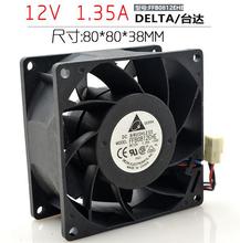 FFB0812EHE-F00 80*80*38 12V 1.35A  3 line support speed of cooling fan 2024 - buy cheap