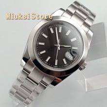 Homem luxo relógio máquinas 40mm bliger nenhum logotipo caso luminous marcas sólida janela data vidro de safira mens automáticos relógio 2024 - compre barato