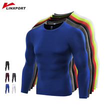 Men's Gym T-shirts Quick Dry Tights Breathable Fitness Tops Soccer Jerseys Running T Shirt Male Sportswear Compression Rashgard 2024 - buy cheap