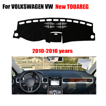 RKAC-cubiertas de salpicadero de coche para VOLKSWAGEN VW, 2010-2016 Nuevo Touareg, accesorios de pegatinas para salpicadero de mano izquierda 2024 - compra barato