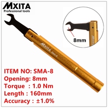 MXITA  SMA torque wrench RF connector opening 8MM electrommunication Coax Adapter convertor Straight goldplated spanner 2024 - buy cheap