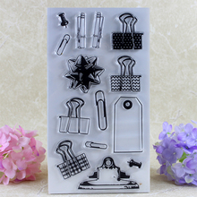 Clips Transparent Clear Silicone Stamp/Seal for DIY scrapbooking/photo album Decorative clear stamp sheets A013 2024 - buy cheap