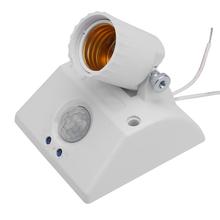 AC 100-265V E27 lámpara Base Socket Sensor de movimiento por infrarrojos PIR lámpara de luz LED soporte interruptor Sensor de movimiento para lámpara hembra interruptor 2024 - compra barato