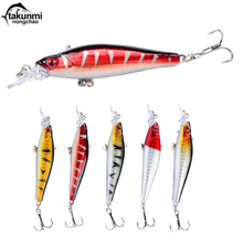 1 pçs isca de pesca nadar fundo duro isca de peixe enfrentar 8 cm 9g flutuador minnow pesca wobbler japão pesca crankbait isca isca isca isca enfrentar LD-47 2024 - compre barato