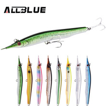 ALLBLUE Needlefish Lure Needle Stick Fishing Lure 133mm/30g Sinking Pencil 3D Eyes Artificial Bait Sea Bass Lures 2024 - buy cheap