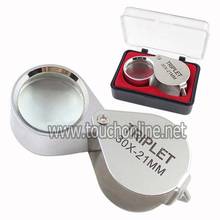 Jewelry Loupe 30x 21mm Pocket Glass Magnifier Jewelers Eye Magnifying 2024 - buy cheap