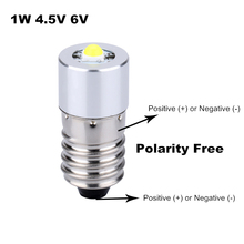 ENCOMLI E10 LED Upgrade Flashlight Bulb 0.5W 1W Emergency Light Bulbs 3V 4.5V 6V C/D Cell Replace Flashlight Torches Bulb 2024 - купить недорого