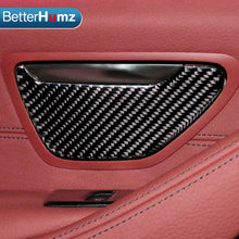 Betterhumz-accesorios para automóviles de fibra de carbono, 2 unids/lote, Cenicero, Panel, pegatinas, fundas de tapicería de coche para BMW serie 5 G30 2024 - compra barato
