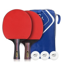 Комплект ракетки для настольного тенниса CROSSWAY, резиновое весло для пинг-понга с горизонтальным захватом, Настольная ручка с длинной рукояткой для защиты 2024 - купить недорого