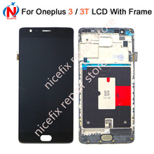 5.5" FHD Oneplus 3 A3010 A3003 LCD Display Touch Screen Digitizer+Frame Assembly EU Version Oneplus 3T LCD Screen Replacement 2024 - buy cheap