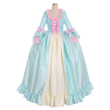 Cosplaydiy 18 ° século vestido de baile de maria cancelinha vestido rococo vestido de casamento feminino l320 2024 - compre barato