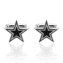C-MAN Jewelry Five-pointed star Cufflinks for Mens High Quality Brand Enamel Animal Cufflink mosaic Crystal 2017 Newest Hot 2024 - buy cheap