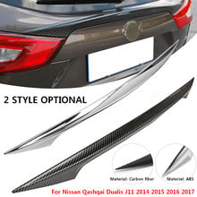 Rear Door Trim Rear Car Trunk Spoiler Cover Sticker Wing Styling for Nissan Qashqai Dualis J11 2014 2015 2016 2017 2024 - buy cheap