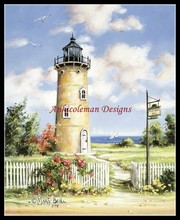 Needlework for embroidery DIY French DMC High Quality - Counted Cross Stitch Kits 14 ct Oil painting - Lighthouse 3 2024 - buy cheap
