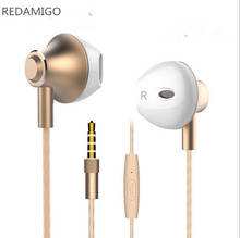 In-Ear Earphone Stereo Sound Metal Bass Headset Music Earpieces with Microphone for iPhone Xiaomi Samsung Sport EPM420 2024 - buy cheap