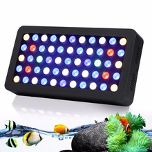 Popular Grow-Iluminación Led de espectro completo, iluminación de luz de acuario Led regulable de 165w con canal azul y blanco para arrecife de Coral, lámpara para acuario 2024 - compra barato