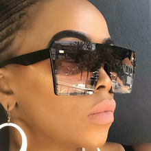 Gafas de sol planas para mujer y hombre, lentes de sol cuadradas a la moda, de lujo, de marca de diseñador, color negro, 2021 2024 - compra barato