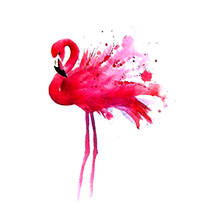 New arrive Waterproof Temporary Tattoo sticker fashion Flamingos Water Transfer fake tattoo makeup girls boys hand flash tattoo 2024 - buy cheap