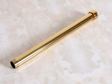 Barra de tubo de extensión de latón para ducha de lluvia, juego de grifería (G3/4 "), accesorio de baño, 32cm, Color dorado, mba703 2024 - compra barato