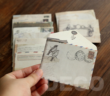12 шт./лот винтажная мини-конверт из крафт-бумаги набор причудливая бумага конверты прекрасный стационарный (SS-4922) 2024 - купить недорого