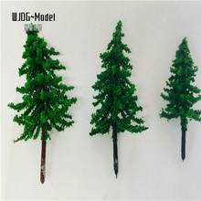 wiking 6cm100pcs artificial Plastic model trees Architecture ABS plastic for railroad model train layout 2024 - buy cheap
