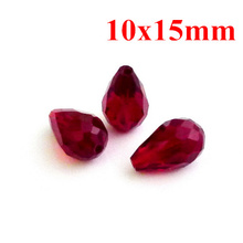 Free shipping AAA Top Quality 10X15mm 5500 teardrop crystal glass beads dark red/garnet colour 100pcs/lot T8110418 2024 - buy cheap