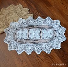 Free shipping cotton crochet lace felt doilies cup coaster for coffee table lace crochet placemat decoration cotton props 2024 - buy cheap