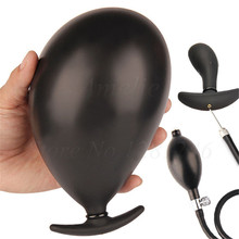 New Extra Large Inflatable Anus Butt Plug Extender Dilatador Anal Sex Toy for Men Woman Silicone Prostate Massager Fisting Dildo 2024 - buy cheap