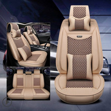 Best quality! Full set car seat covers for Audi A6 2018 comfortable durable breathable seat covers for A6 2019,Free shipping 2024 - buy cheap