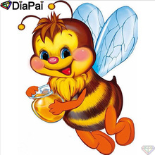 DiaPai 100% Full Square/Round Drill 5D DIY Diamond Painting "Cartoon bee" Diamond Embroidery Cross Stitch 3D Decor A20931 2024 - buy cheap