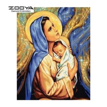 ZOOYA Diamond Embroidery 5D DIY Diamond Painting Madonna &Child Religion Diamond Painting Cross Stitch Rhinestone Mosaic BJ1496 2024 - buy cheap