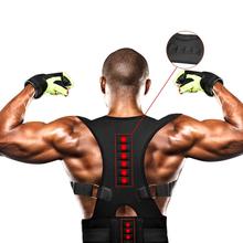 Unisex Adjustable Magnetic Shoulder Posture Corrector Back Pain Belt Corset for The Lower Back Male Posture Corrector Humpback 2024 - buy cheap