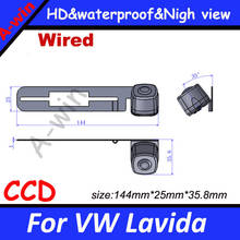 Wired CCD 1/3" car parking camera Hot sell  728*582  Car camera wholesale for VW Lavida 2024 - buy cheap