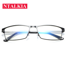 Óculos de luz azul unissex, óculos transparente para uso no computador, anti raios azuis, armação quadrada, ótico para leitura 2024 - compre barato