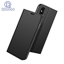 Luxury Magnetic Leather Case For iPhone 6 6S 7 8 Plus Book Flip Leather Wallet Cover Bag CASE For iPhone X XS Max XR Hone Case 2024 - buy cheap