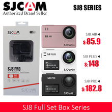 Дешево! SJCAM SJ8 полный набор бокс серии экшн-камера WiFi 4K 1200mAh HD DVR видеокамера дистанционное управление 30 м водонепроницаемая Спортивная камера 2024 - купить недорого
