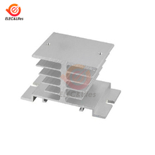 Single Phase Solid State Relay SSR Aluminum Heat Sink Radiator for SSR-10DA/25DA/40DA Solid State relay 2023 - buy cheap