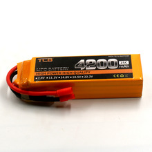 TCB RC lipo battery 14.8v 4200mAh 25C 4s FOR airplane drone AKKU cell factory-outlet 2024 - buy cheap