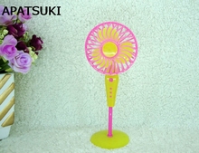 1:6 Miniature Kids Toy Doll house Furniture Fake Mechanical Fan for Barbie Dollhouse Accessories For Monster High Dolls Gift 2024 - buy cheap