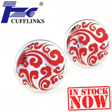 TZG01963-2 Enamel Epoxy Cufflink Cuff Link 2 Pairs Free Shipping 2024 - buy cheap